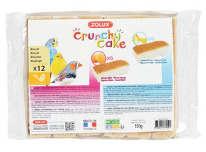 Zolux Crunchy Cake Snack for Exotic Birds 12pcs