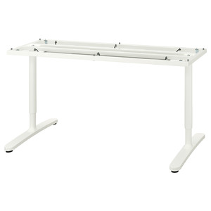 BEKANT Underframe for table top, white, 160x80 cm