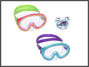Bestway Hydro Swim Sparkle 'N Shine Swim Mask for Kids, 1pc, assorted colours, 7+