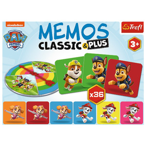 Trefl Memos Classic Plus Game Paw Patrol 3+