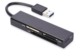 Ednet Card Reader 4-p. USB 3.0 (CF, SD, MicroSD, MS)