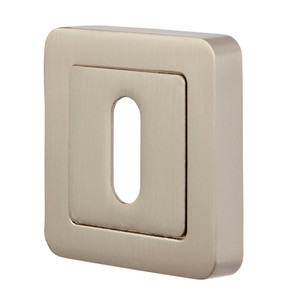 Colours Door Escutcheon Inya, lower, satin nickel