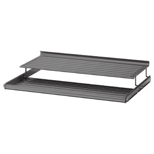 KOMPLEMENT Pull-out shoe shelf, dark gray, 100x58 cm