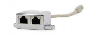 Gembird Adapter Splitter LAN RJ-45/2XRJ-45 FTP