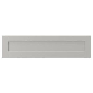 LERHYTTAN Drawer front, light grey, 80x20 cm