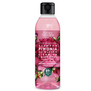 Barwa Volumizing Peony Shampoo for Thin & Matt Hair 89% Natural 300ml