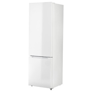 LAGAN Fridge/freezer, freestanding/white, 197/65 l
