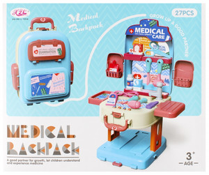 Medical Backpack 3in1 Playset 27pcs 3+