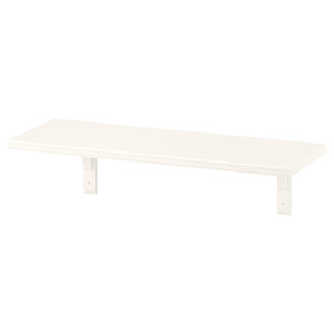 BERGSHULT / RAMSHULT Wall shelf, white, 80x30 cm