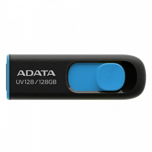 Adata USB Flash Drive UV128 128GB USB3.0, black-blue