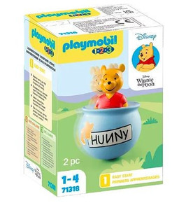 Playmobil 1.2.3 & Disney: Winnie's Counter Balance Honey Pot 12m+