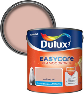 Dulux EasyCare Matt Latex Paint 2.5L, powder pink