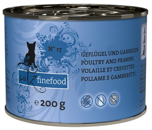 Catz Finefood Cat Food Poultry & Prawns N.17 200g