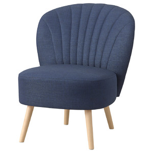 BILLHAMN Easy chair, dark blue