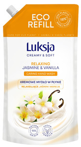 Luksja Creamy & Soft Caring Hand Wash Relaxing Jasmine & Vanilla - Refill 900ml