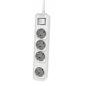 Philips Extension Cable 1.5m 4 AC White Sockets EU