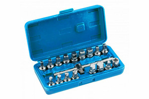HOEGERT Oil Drain Wrenches Tools Set 3/8" 18pcs