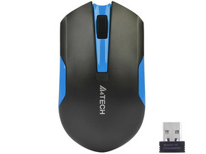 A4Tech Wireless Mouse V-Track G3-200N-1, black/blue