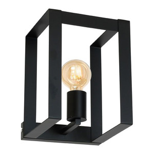 Wall Lamp Luminex Kartel 1 x 60 W E27, black