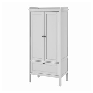 SUNDVIK Wardrobe, grey, 80x50x171 cm