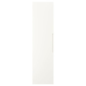 TONSTAD Door with hinges, off-white, 50x195 cm