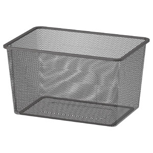 TROFAST Mesh storage box, dark grey, 42x30x23 cm