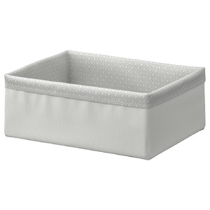 BAXNA Organiser, grey, white, 20x26x10 cm