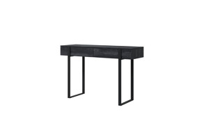Modern Console Table Dresser Dressing Table Verica, charcoal/black legs