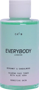 EVERYBODY Calm Face Toner Sensitive Skin Bergamot & Sandalwood 98% Natural 50ml