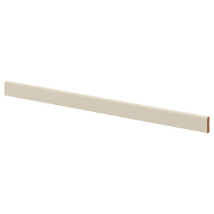 HAVSTORP Rounded deco strip/moulding, beige, 221 cm