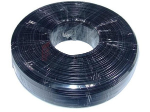 Flat Telephone Cable Stranded Wire 100m, black