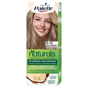 Schwarzkopf Palette Naturals Permament Color Creme 8-16 Ash Light Blonde