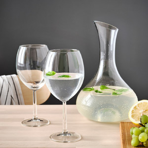 SVALKA Wine glass, clear glass, 60 cl