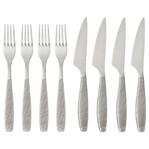 IKEA 365+ 8-piece steak flatware set, stainless steel