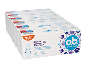 O.B.Extra Protect Tampons Ultimate Super 16 x 6pcs