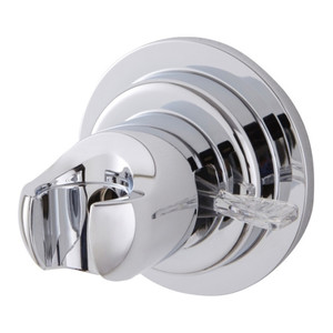 Shower Head Holder, with suction cup, chrome