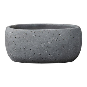 SK Soendgen Keramik Plant Pot Stand Bettona 14 cm, dark grey