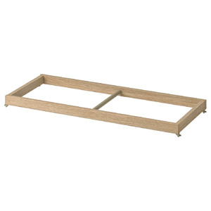 KOMPLEMENT Clothes rail, white stained oak effect, 75x35 cm