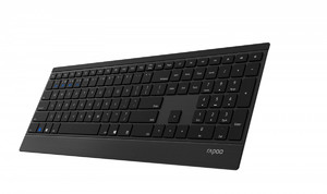 Rapoo Wireless Keyboard E9500M UI, black