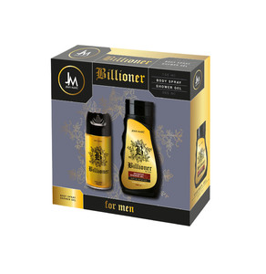 JEAN MARC Billioner Gift Set for Men - Deodorant & Shower Gel