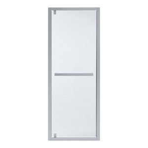 Pivot Shower Door Zilia 90 x 200 cm, inox/clear glass