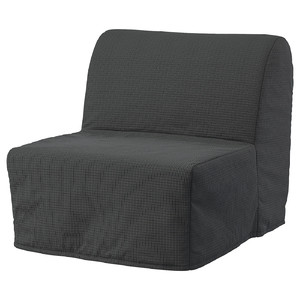 LYCKSELE LÖVÅS Chair-bed, Vansbro dark grey