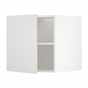 METOD Top cabinet for fridge/freezer, white/Stensund white, 60x60 cm