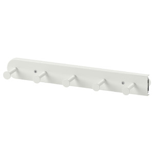 KOMPLEMENT Pull-out multi-use hanger, white, 35 cm