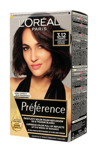L'Oréal Hair Dye Recital Préférence 3.12 Honore-Intensive Cold Dark Bronze