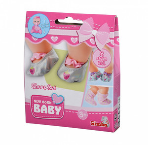 Simba Shoes Set New Born Baby Doll 3+