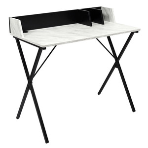 Desk Brico, marble/black
