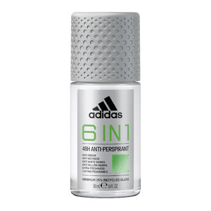 Adidas Men Anti-perspirant Roll-on Deodorant for Men 6in1 Vegan 50ml