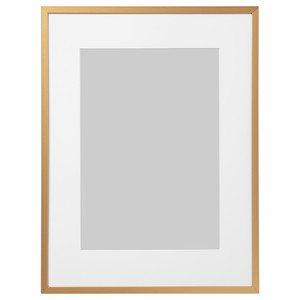 LOMVIKEN Frame, gold-colour, 30x40 cm