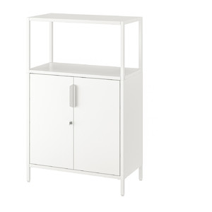 TROTTEN Cabinet with doors, white, 70x110 cm